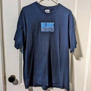 XL Vintage Blink 182 Loserkids Bunny Graphic T Shirt Blue Hanes 1999